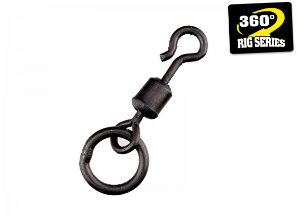 MIKA Round Clip Swivel with Ring No. 11 - 10 Stück