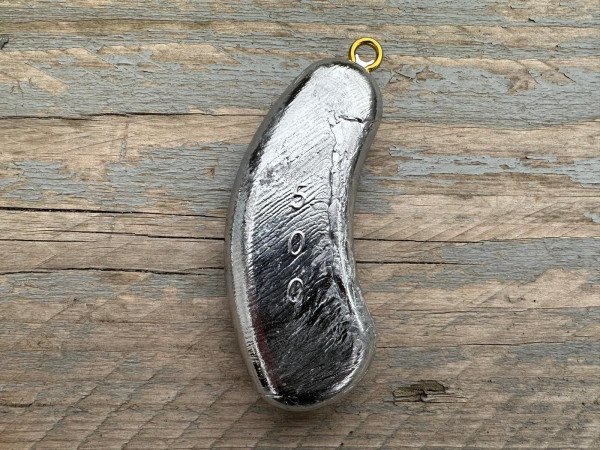 Nierenblei mit Rundöse (flach)